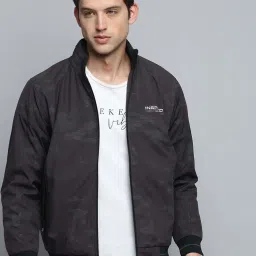 showoffff Showoff Grey Regular Fit Quilted Jacket image 2