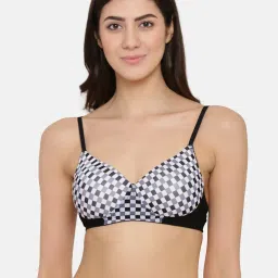 Clovia Black Non Wired Padded T-Shirt Bra image 1