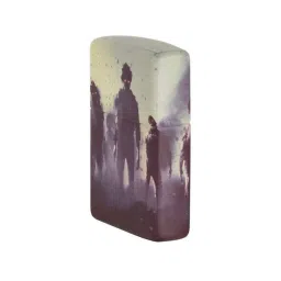 Zippo Multicolor Brass Zombie Design Windproof Pocket Lighter image 3