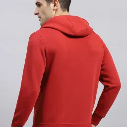 Monte Carlo Maroon Regular Fit Hooded Sweatshirt image 2