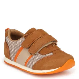 Tuskey Kids Tan Velcro Shoes image 1
