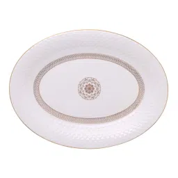 Clay Craft 'Fine' White Ceramic 40 Piece Dinner Set image 4