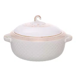 Clay Craft 'Fine' White Ceramic 40 Piece Dinner Set image 5