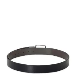 Tommy Hilfiger Merger Black & Brown Leather Textured Reversible Belt image 3