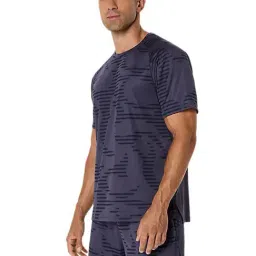 Asics Men's Midnight & Indigo Fog All Over Print Ss T-Shirt image 3