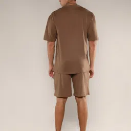 Campus Sutra Brown Regular Fit Co-Ord Set image 2