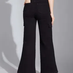 Life With Pockets Black Plain High-Rise Jeans image 2