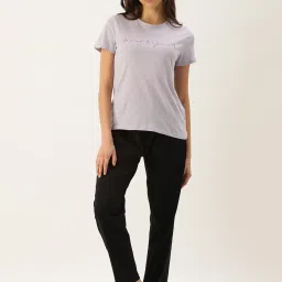 Kryptic Black Printed Pure Cotton Elasticated Waist Band Regular Fit Pyjamas - Pack of 2 image 4