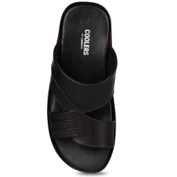 Coolers by Liberty Men's Dark Brown Casual Sandals image 3