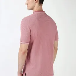 Peter England pink Stripes T-shirts image 2