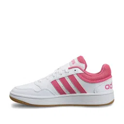 Adidas Women's HOOPS 3.0 White Basketball Shoes image 3