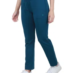 Monte Carlo Blue Regular Fit Mid Rise Trackpants image 3