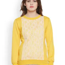 Belle Fille Yellow Lace Sweatshirt-picture-23