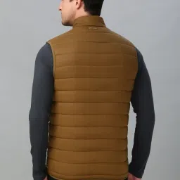 Van Heusen Khaki Regular Fit Bomber Jacket image 2