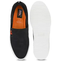 Hitz Men's Black Casual Loafers image 3