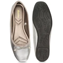 Bata Women's Grey Flat Ballets image 3