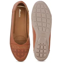 Bata Women's Brown Flat Ballets image 3