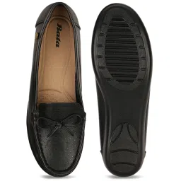Bata Women's Black Casual Loafers image 3