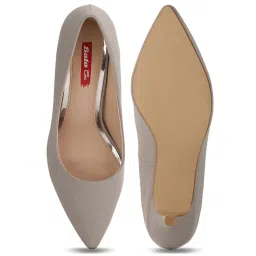 Bata Women's Grey Stiletto Pumps image 3
