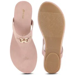 Bata Women's Peach Thong Sandals image 3