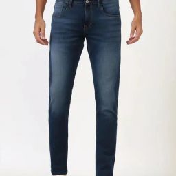 Peter England Navy Skinny Fit Jeans-picture-49