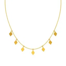 Kisna Diamond & Gold Jewellery 18k Eeshana Pure Gold Necklace for Women-picture-17
