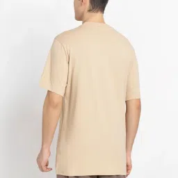Adidas Originals Beige Regular Fit Printed T-Shirt image 2
