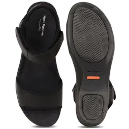 Hush Puppies by Bata Women's Black Ankle Strap Wedges image 3