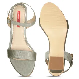 Bata Women's Olive Ankle Strap Sandals image 3