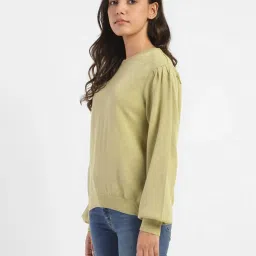 Levi's Green Cotton Sweater image 3