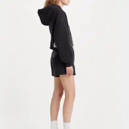 Levi's Black Cotton Printed Shorts image 3