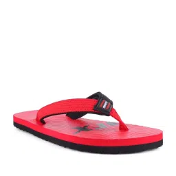 Sparx Men's Red Flip Flops image 2