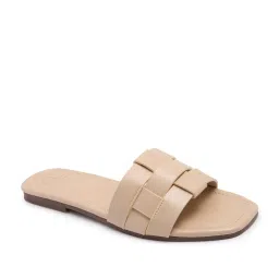 Carlton London Women's Beige Casual Sandals image 2
