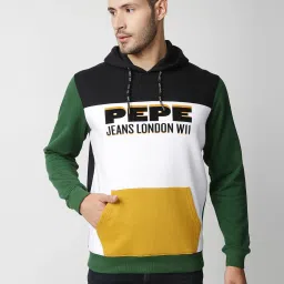 Pepe Jeans Multicolor Full Sleeves Hooded Sweatshirt image 1