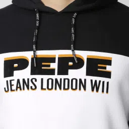 Pepe Jeans Multicolor Full Sleeves Hooded Sweatshirt image 4