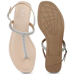 Inc.5 Women's Silver Back Strap Sandals image 4