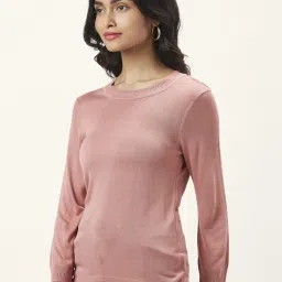 Honey by Pantaloons Pink Regular Fit Sweater image 3