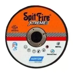 Norton Spit Fire Stainless Steel/Inox Reinforced Cut-off Wheel 100 mm Dia, R41X-picture-11
