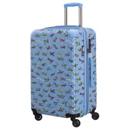 CARPISA 4 Wheel Blue Medium Hard Cabin Trolley - 42 cm image 3