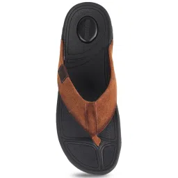 Walkway Men's Brown Thong Sandals image 3