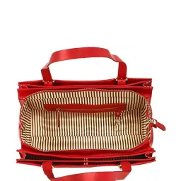 Tohl RP 1 Cortland Red Solid Leather Shoulder Bag image 4