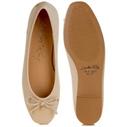 London Rag Women's Beige Ballerinas image 3
