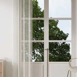 Ddecor Live Beautiful Beige Polyester 7 ft Door Curtain image 3