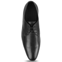 Metro Men's Black Brogue Shoes image 3