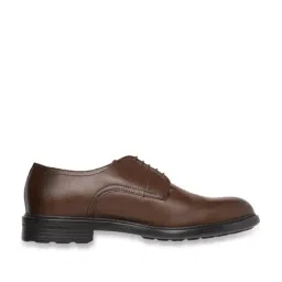 Geox Men's Walk Pleasure Cognac Derby Shoes-image-25