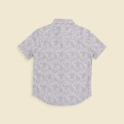 Pantaloons Junior White Cotton Floral Print Shirt image 3