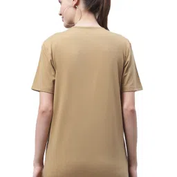 Vimal Jonney White & Beige Cotton Logo T-Shirt - Pack Of 2 image 3