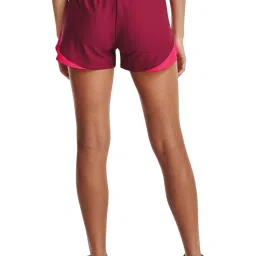 Under Armour Pink Loose Fit Logo Printed Sports Shorts image 2