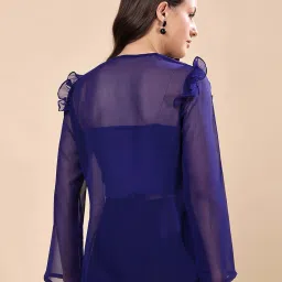 Cation Blue Plain Top image 2