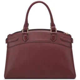 Guess Merlot Solid Hayworth Satchel Bag image 2